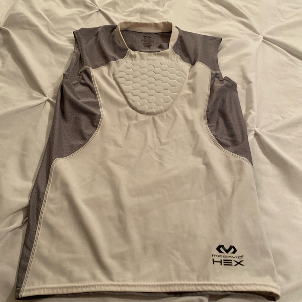Youth chest protector MCDAVID for baseball.